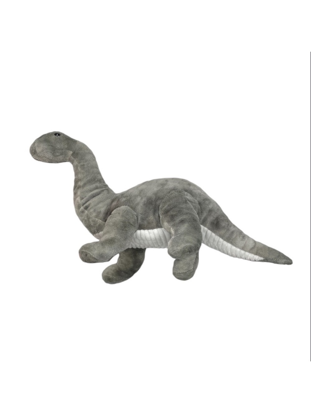 Gray Plush Dinosaur Reptile Toy - Soft Stuffed Animal - Picture 4 of 4